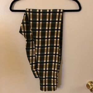 Lularoe Plaid Leggings